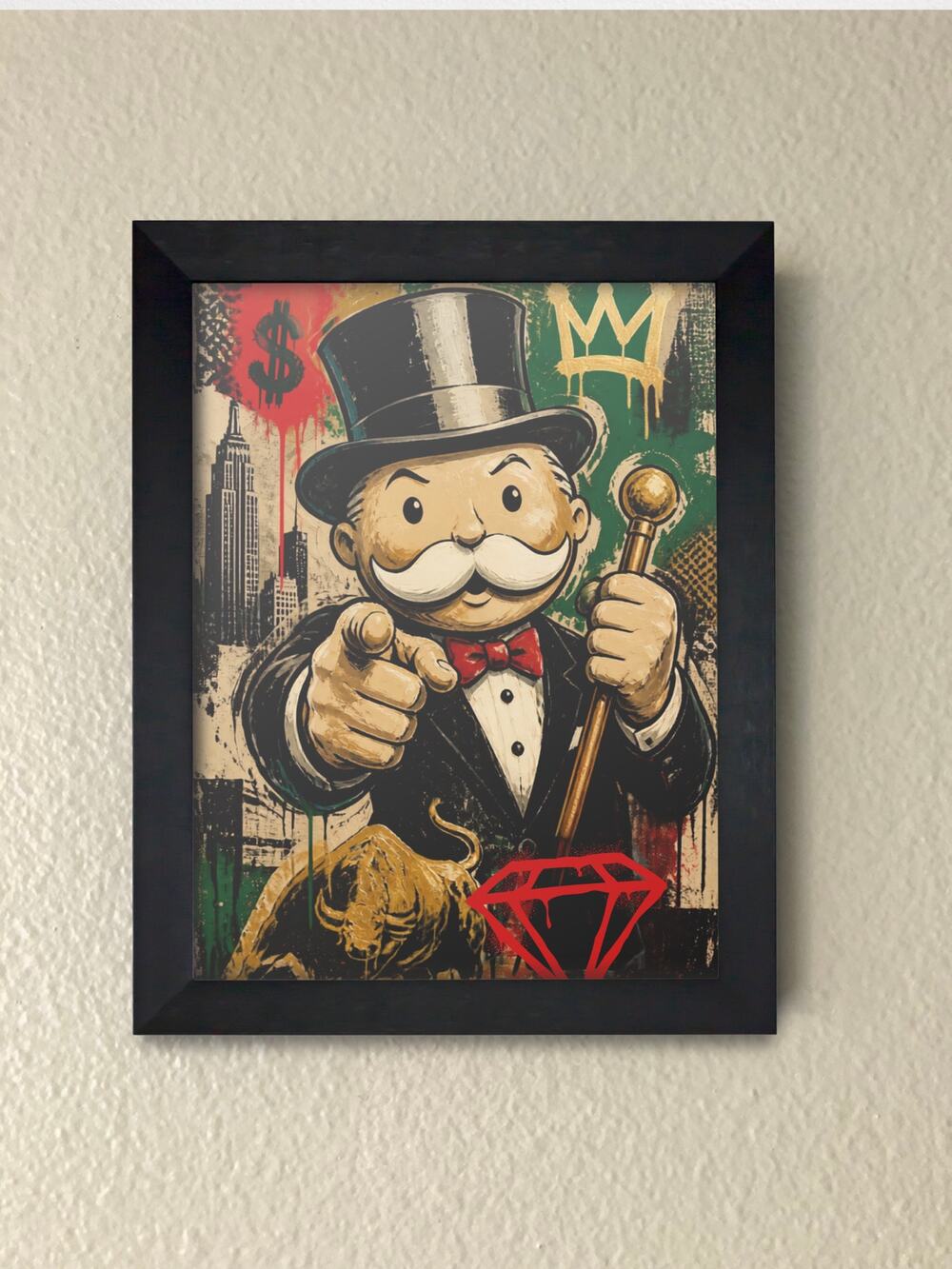Monopoly Money Wall Art